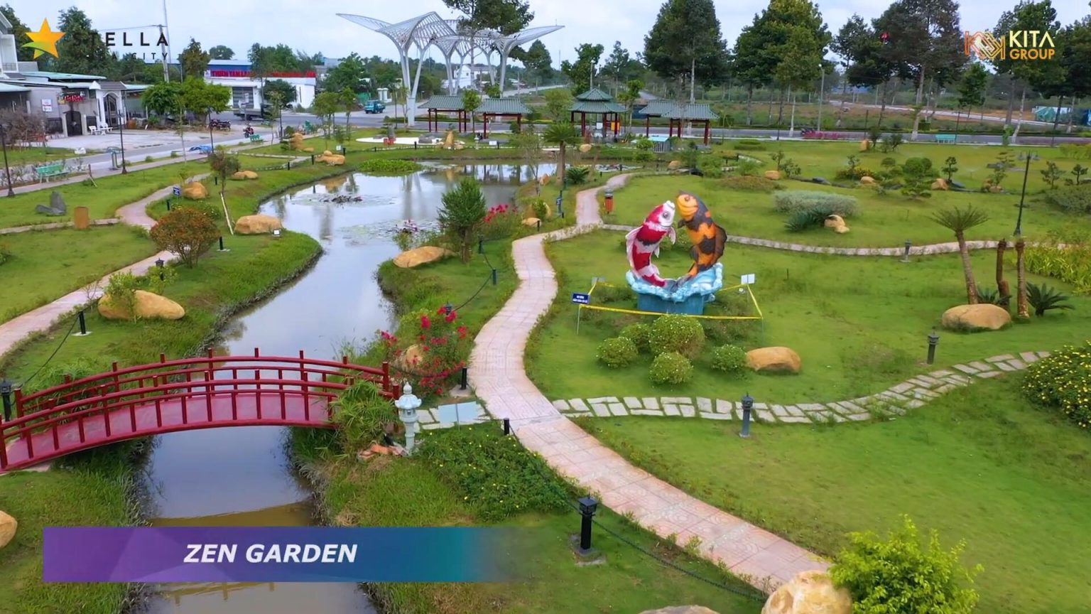 Stella Mega City công viên Zen Garden